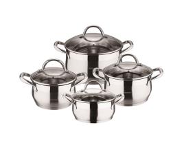 Bateria de Cozinha  Gourmet Aço inoxidável Prateado (8 pcs)