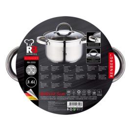Caçarola Renberg Aço inoxidável Prateado - 6,5L
