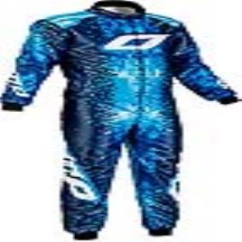 Fato de Karting OMP KS Art Azul (Tamanho 44)