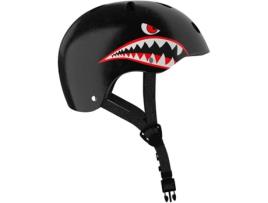 Capacete de Bicicleta MOLTO Tubarão (Idade Mínima: 2 Anos - Preto)