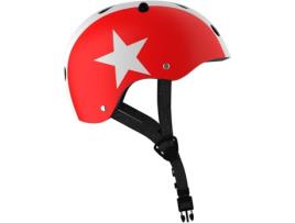 Capacete de Bicicleta MOLTO Star (Idade Mínima: 2 Anos - Vermelho)