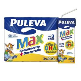 Leite em crescimento Puleva Max (3 x 200 ml)