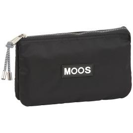 Safta Moos Triple + 2 Compartments One Size Black