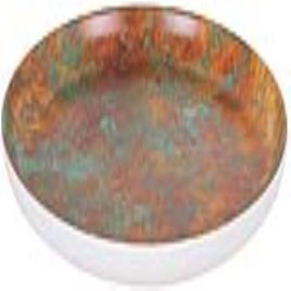 Prato  Goji Melamina Branco (22,5 x 2,2 cm)