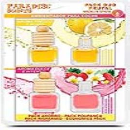 Ambientador Para Automóveis PER40011 Morango Limão (4 pcs)