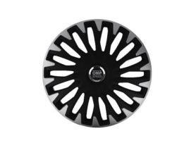 Tapacubos  Stinger Speed Preto Prateado 16 (4 uds)