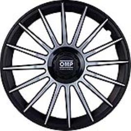 Tapacubos  1410 Preto Prateado 14 (4 uds)