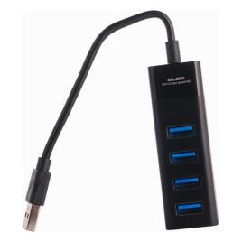Hub USB 4 Portas 3.0  Preto