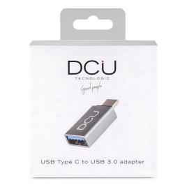 Dcu Tecnologic Adapter Type C To Usb 3.0 One Size Silver