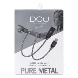 Dcu Tecnologic Connection Usb Type C - Usb Type Pure Metal 1m One Size silver
