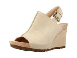 Sapatos de Mulher CLARKS Flex Stitch Tecido Bege (41)