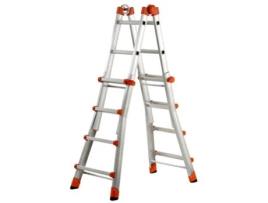 Escada telescópica multifunções em alumínio peppina en131 (3+4 degraus) GIERRE