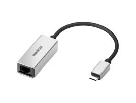 0 Adaptador de Cabo Usb Tipo-C Rj-45 Preto Prata 8373 MARMITEK