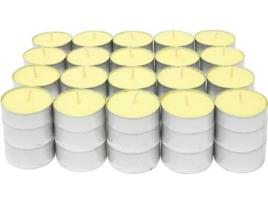 Velas Perfumadas para Chá Vela para Aquecedor de Chá Tealight Duração de 4 5 Horas Cheiro de Baunilha COM-FORT HOUSE