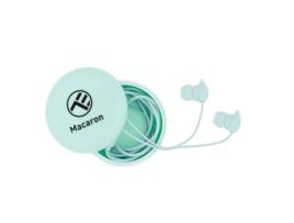 Auriculares Tellur Macaron Estojo de Transporte Azul