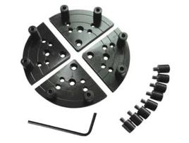 HOLZSTAR 5931055 Kit de placas de madeira com mandíbula de 4 garras