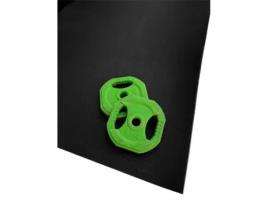 Tapete de Exercícios Suave Preto - Fitness Especial para Ginásios | ESPORTES PREMIUM | Sem manchas 4mm de altura 1'25m (Largura) x 4m (Comprimento)