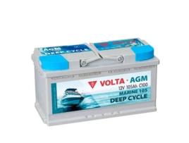 Bateria para Barco Volta Marine 105 12V 105Ah VOLTA BATERIAS