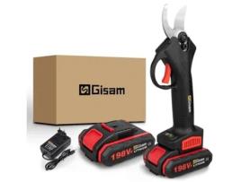 Máquina Elétrica Podar para Corte de Madeira Sem Fios 500W-88V/198Vf Incluí 2 Baterias e Carregador GISAN