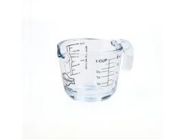 Jarro medidor de vidro O Cuisine borossilicato 0,25L com alça e vertedor OCUISINE