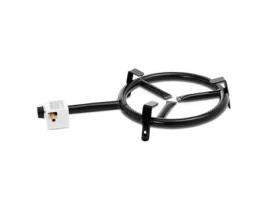 Queimador Paellero a Gás Aço Esmalte Preto Redondo 30 Cm TIENDA EURASIA