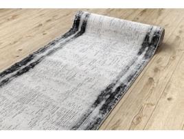 Passadeira DYWANY LUSZCZOW Moderno Tuls Antracite Cinzento (120x660cm)