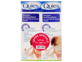 Conjunto de soluções multifuncionais Optik de 2 x 360 ml QUIES