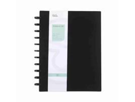 Caderno Smart Espiral A4 Pautado Preto