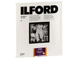 Papel Filme Mg V Rc Acetinado Preto e Branco 25M 1180530 10 Folhas 24X30 5Cm ILFORD