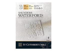 Bloc 12 Hojas Papel Acuarela Gg 100% Algodon 31 cmx41 cm