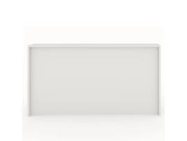 Balcão de Receção e Escritório. Fácil de Montar e Robusto. Laminado com Frente Branca. Fabricado em Espanha 200X105X50 Cm. OFICIT