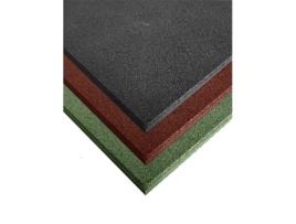 Telha de Borracha Maciça 40mm | 50x50cm | Especial para Ginásios | Caos Infantil | Azulejos Fitness Preto 12: 3 m2