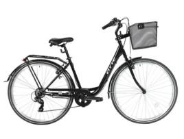 Bicicleta Urbana OTTE Nebula com Cesto (Preto)