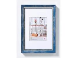 Moldura para retrato de chalé em poliestireno tamanho 40X60 cm azul MY PERFECT DESIGN