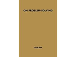 Livro On Problemsolving Godkin Lectures at Harvard University de Karl Duncker Unknown (Inglês)