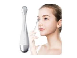 Massajador Facial Aquecido de Olhos Ferramenta Iônico 42 Calor e Vibração Rolo de Olhos Antienvelhecimento Eliminar Círculo Escuro Branco AUJEZON