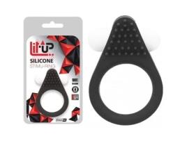 Anel Vibratório de Silicone Preto Lit-Up N 2 DREAM TOYS