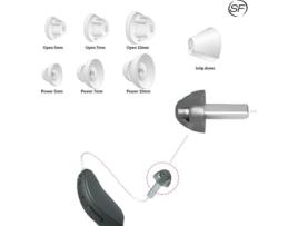 Gn RESOUND Beltone Cúpulas Pontas Aparelho Auditivo Cúpula Aberta Pequena 10 Peças Alto-Falante Tubo Fino