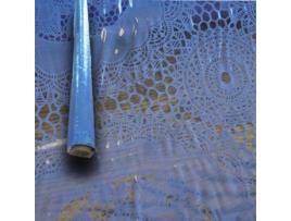 Toalha de Mesa TEYKOS Mega Stock Rolo Metros Semi Casa Festivais PVC Transparente (H140 cm 140 cm)