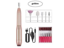 Máquina de Furadeira de Unhas Elétrica Forte Profissional Equipamento de Moagem Moinho para Manicure Pedicure Ferramenta de Polimento de Unhas CNRSRS