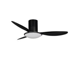 Ventoinha de Teto FM Vt-Nigra L 132 cm Luz Comando Motor Dc