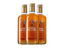 Rum CONDE DE CUBA Añejo (0.7 L - 3 Unidades)