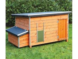Gallinero VOSGES - Fabricación Europea Muy Robusto - con capacidad para 5-7 gallinas