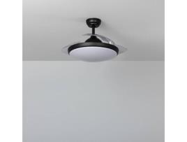 Ventoinha de Teto LEDKIA TechBrey LED Kourak (40 W - Preto - 1060 mm)