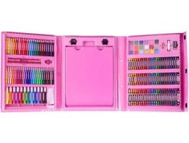 Estojo Pintura ANSELF H&B (Rosa - 208 Peças)