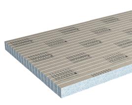 Placa de construção pré-cortada em EPS CASA BANHO LUX SL 50MM 600X2500MM