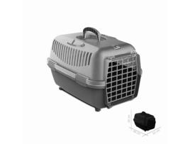Transportadora Animais Nomade Cinza 48x32x32 cm