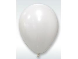 Saco com 50 Balões Brancos Opacos 25 Cm VISIODIRECT