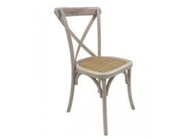 Conjunto de 4 Cadeiras de Jantar em Madeira de Faia Cross IBERA HOME