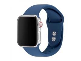 Bracelete Silicone GIFT4ME Compativel com Apple Watch Series 10 42Mm Azul Escuro